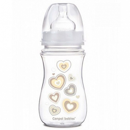 Бутылочка PP EasyStart Newborn baby 35/217 с широким горлышком антиколиковая, 240 мл., 3+ 